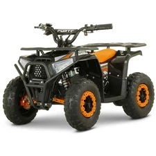 Квадроцикл на аккумуляторе HB-FFA1000-2-7 черно-оранжевый мотор 1000 Вт